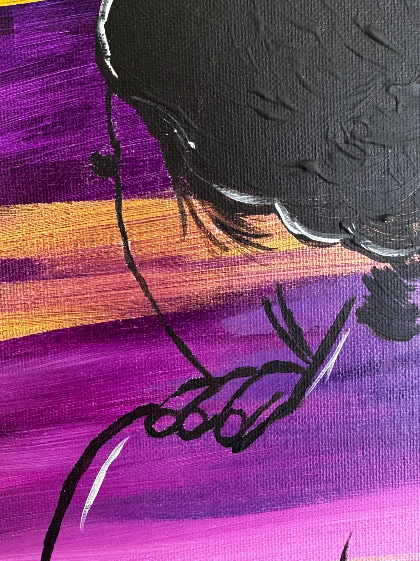 "Comfort Held"- Original Acrylic Figurative Painting 11x14